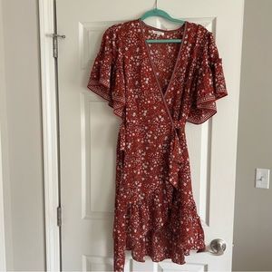 MAX STUDIO WRAP DRESS